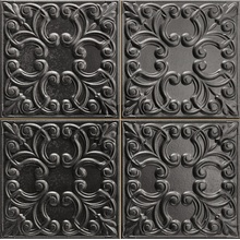 Realonda Tin Tile С000552006 TIN TILE BLACK gres porcelánový 44x44 cm, Španělsko - fotografie 1 - foto 1