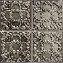 Realonda Tin Tile С000552008 TIN TILE IRON gres porcelánový 44x44 cm, Španělsko, kov a rez - fotografie 1 - foto 1