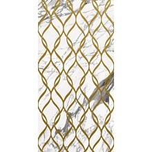 Revigres Calacatta Classic С000552042 3312D3W891_CalacattaClassicDecRoyalGoldPol59.2*118.6 Dekor 59,2x118,6 cm, Portugal, calacatta-marmor - foto 1 - foto 1