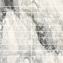 Rex Ceramiche (Florim) Etoile 761843 Renoir Mat Mos 3x15 Mosaico 30x30 cm, Italia, effetto pietra  - foto 1 - foto 1