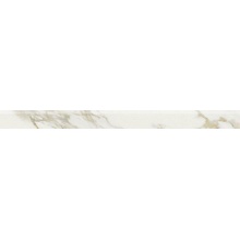 Rex Ceramiche (Florim) Etoile 761857 Creme Battiscopa Glossy zoccolo 4,6x60 cm, Italia, effetto marmo - foto 1 - foto 1