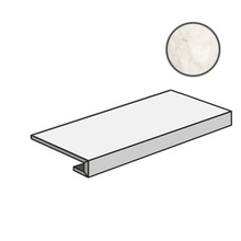 Rex Ceramiche (Florim) Etoile 761835 Renoir GR Glossy Gradino 33x120 cm, Italia, effetto marmo - foto 1 - foto 1