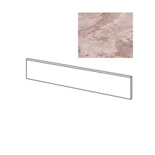 Rex Ceramiche (Florim) Reves 776193 Rose Glossy Battiscopa zoccolo 4,6x60 cm, Italia, effetto onice - foto 1 - foto 1