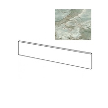 Rex Ceramiche (Florim) Reves 776195 Jade Glossy Battiscopa zoccolo 4,6x60 cm, Italia, effetto onice - foto 1 - foto 1
