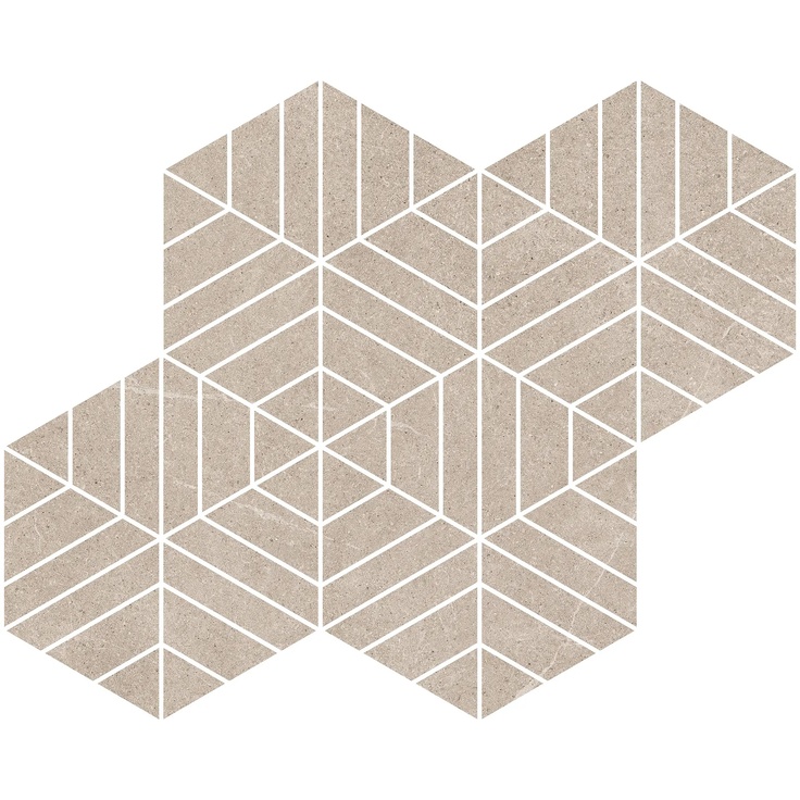 Ricchetti Ease/22 С000502792 0163477_GreigeEsagona27,8X34,8 Mosaic 27,8x34,8 cm, Italy, other types of stone - photo 1 Ricchetti Ease/22 С000502792 0163477_GreigeEsagona27,8X34,8 Mosaic 27,8x34,8 cm, Italy, other types of stone - photo 1