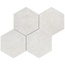 Roca Limestone С000527051 FDBE030011_MallaHexaLimestoneBlanco30X30 Mozaika 30x30 cm, Španělsko, vápenec - fotografie 1