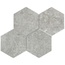 Roca Limestone С000527052 FDBE030021_MallaHexaLimestoneGris30X30 Mosaik 30x30 cm, Spanien, kalkstein - Foto 1