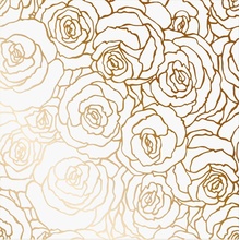 Roced Roses С000610220 10381_Roses White Decoratie 60x60 cm, Spanje, goud en edelmetalen - foto 1 - foto 1