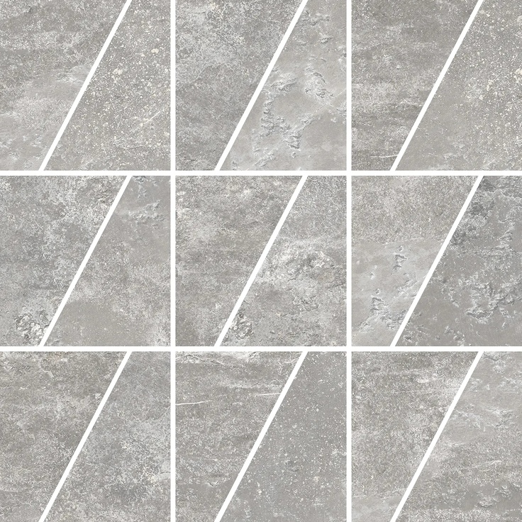 Rondine Ardesie С000399344 J87177_MosaicoTrapezioGrey30*30 Mosaic 30x30 cm, Italy, slate (andesite) - photo 1 Rondine Ardesie С000399344 J87177_MosaicoTrapezioGrey30*30 Mosaic 30x30 cm, Italy, slate (andesite) - photo 1
