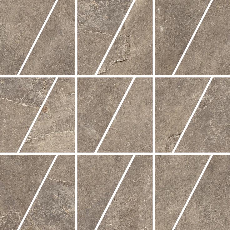 Rondine Ardesie С000399346 J87179_MosaicoTrapezioTaupe30*30 Mosaic 30x30 cm, Italy, slate (andesite) - photo 1 Rondine Ardesie С000399346 J87179_MosaicoTrapezioTaupe30*30 Mosaic 30x30 cm, Italy, slate (andesite) - photo 1