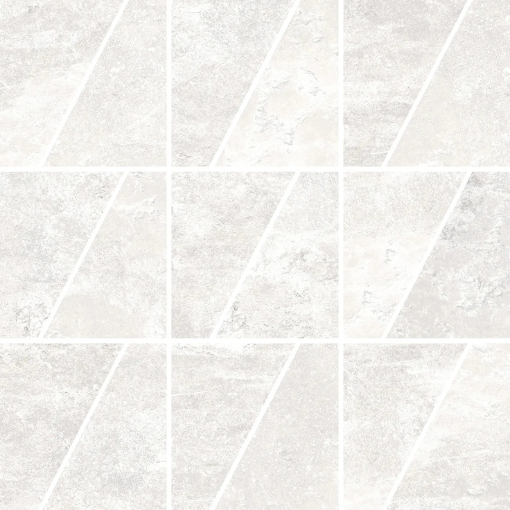 Rondine Ardesie С000399347 J87180_MosaicoTrapezioWhite30*30 Mosaic 30x30 cm, Italy, slate (andesite) - photo 1 Rondine Ardesie С000399347 J87180_MosaicoTrapezioWhite30*30 Mosaic 30x30 cm, Italy, slate (andesite) - photo 1