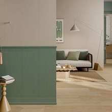 Rondine Brio 33,3x100 см, glassert keramisk granittflis, Italia, monokrom - interiørfoto 1 - foto 1