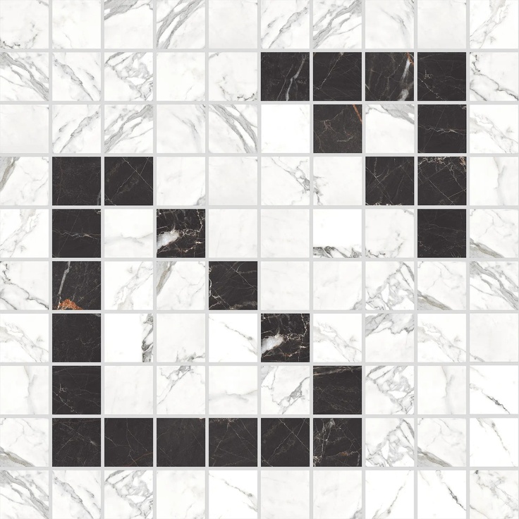 Rondine Canova С000473366 J88568_CanovaB&W0330*30 Mosaic 30x30 cm, Italy, other types of marble - photo 1 Rondine Canova С000473366 J88568_CanovaB&W0330*30 Mosaic 30x30 cm, Italy, other types of marble - photo 1