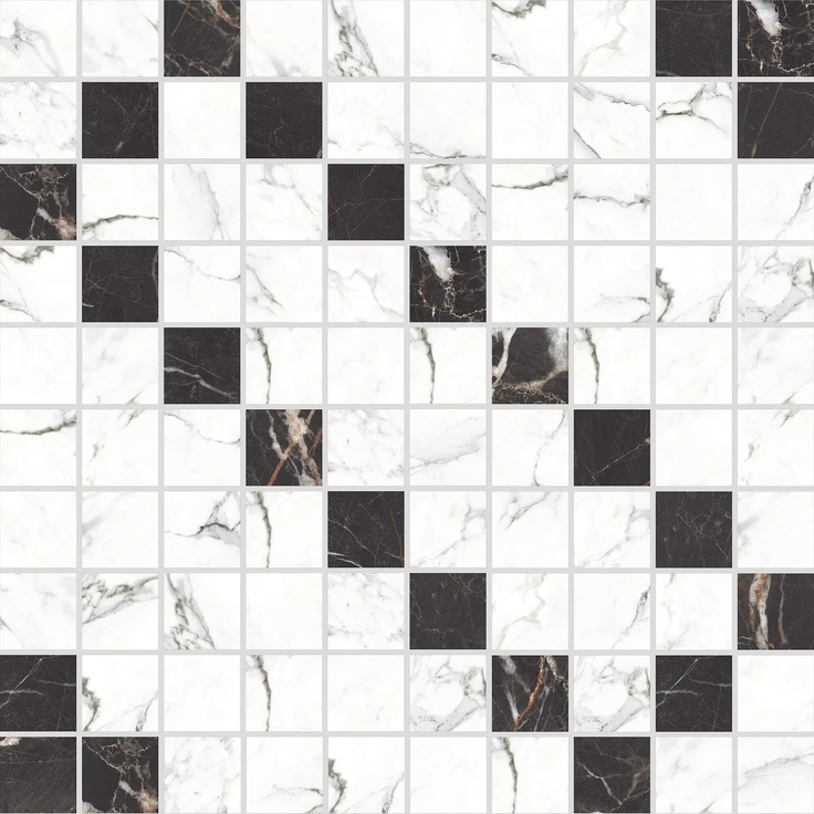 Rondine Canova С000473365 J88567_CanovaB&W0230*30 Mosaic 30x30 cm, Italy, other types of marble - photo 1 Rondine Canova С000473365 J88567_CanovaB&W0230*30 Mosaic 30x30 cm, Italy, other types of marble - photo 1
