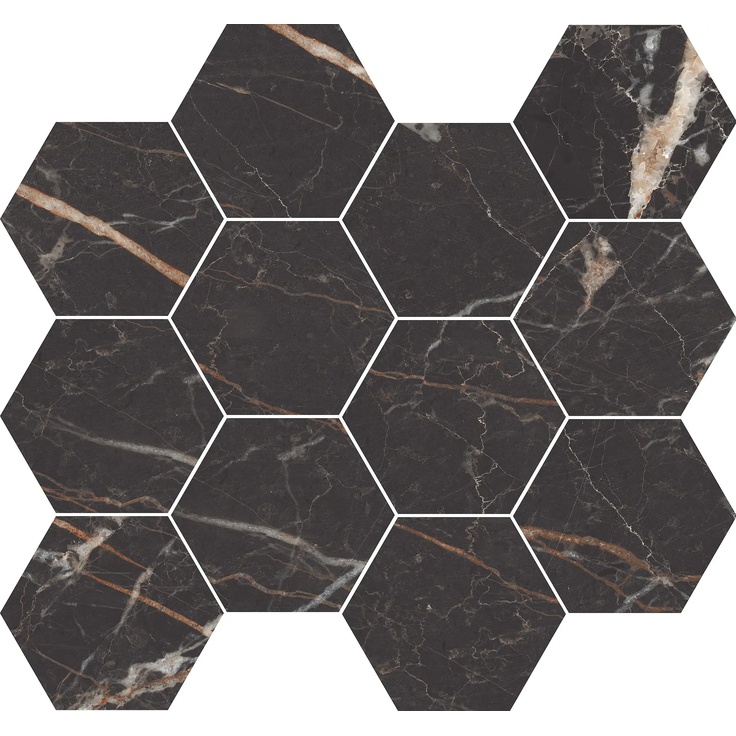 Rondine Canova С000473374 J88578_CanovaEsagonaEmperadorFullLappato35*30,3 Mosaic 30,3x35 cm, Italy, other types of marble - photo 1 Rondine Canova С000473374 J88578_CanovaEsagonaEmperadorFullLappato35*30,3 Mosaic 30,3x35 cm, Italy, other types of marble - photo 1