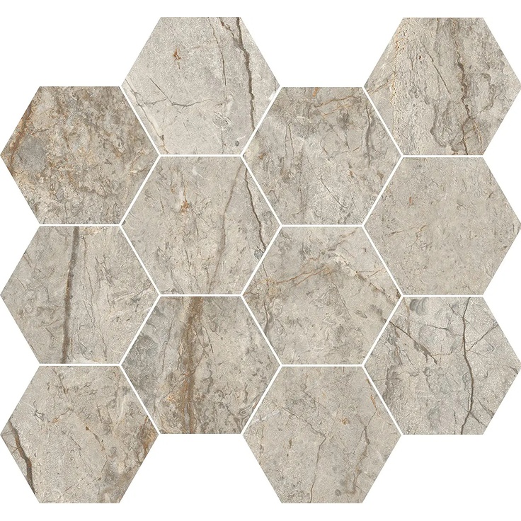 Rondine Canova С000473426 J88877_CanovaEsagonaOxfordGreyFullLappato35*30,3 Mosaic 30,3x35 cm, Italy, other types of marble - photo 1 Rondine Canova С000473426 J88877_CanovaEsagonaOxfordGreyFullLappato35*30,3 Mosaic 30,3x35 cm, Italy, other types of marble - photo 1