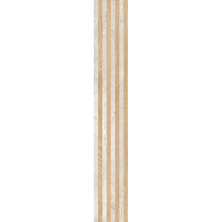 Rondine Crust С000626231 J93802_Crust3DBoiserieLightGrey18,4*120 porcelain tile 18,4x120 cm, Italy, other types of marble - photo 1 Rondine Crust С000626231 J93802_Crust3DBoiserieLightGrey18,4*120 porcelain tile 18,4x120 cm, Italy, other types of marble - photo 1
