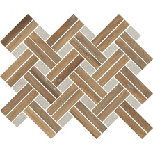 Rondine Infusion С000534882 J90586_InfusionMosaicoBraidOak25,5*33,5 Mozaika 25,5x33,5 cm, Itálie, pod betonem - fotografie 1 - foto 1