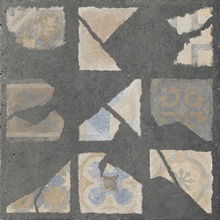 Rondine Loft С000491407 J89314_Loft Pompei Dark 100*100 porcelænsflise 100x100 cm, Italien, under betonen - foto 1 - foto 1