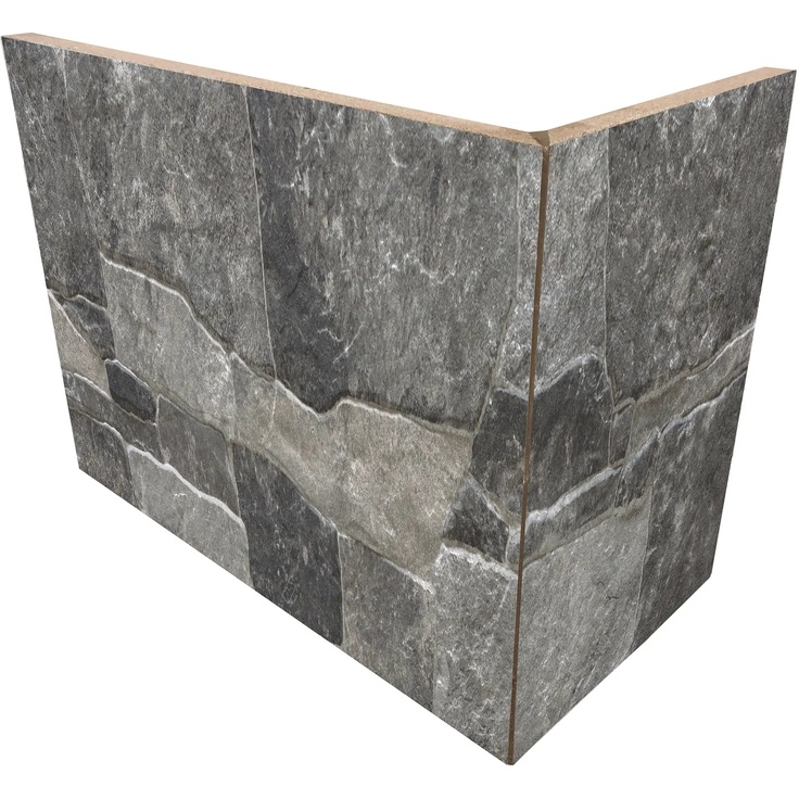 Rondine Lyon 3D С000456709 J88643_LyonAngoloEstDark30*15 Vinkel 15x30 cm, Italia, andre typer av stein - foto 1 Rondine Lyon 3D С000456709 J88643_LyonAngoloEstDark30*15 Vinkel 15x30 cm, Italia, andre typer av stein - foto 1