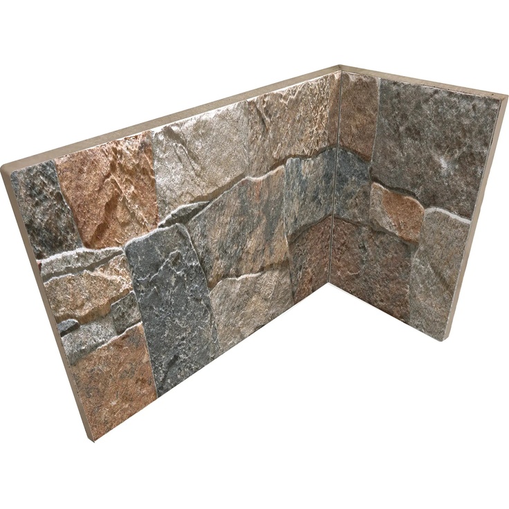 Rondine Lyon 3D С000456717 J88650_LyonAngoloIntRed30*15 Winkel 15x30 cm, Italien, andere steinarten - Foto 1 Rondine Lyon 3D С000456717 J88650_LyonAngoloIntRed30*15 Winkel 15x30 cm, Italien, andere steinarten - Foto 1