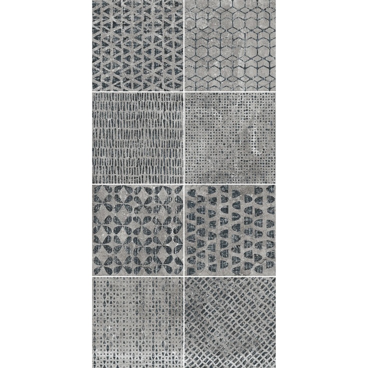 Rondine Provence С000502634 J89594_MetalChic8PzGrey Decor 60x120 cm, Italy, other types of stone - photo 1 Rondine Provence С000502634 J89594_MetalChic8PzGrey Decor 60x120 cm, Italy, other types of stone - photo 1