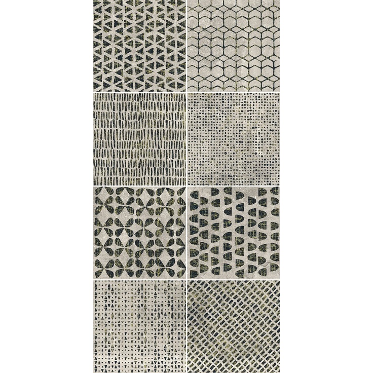 Rondine Provence С000502635 J89595_MetalChic8PzLightGrey Decor 60x120 cm, Italy, other types of stone - photo 1 Rondine Provence С000502635 J89595_MetalChic8PzLightGrey Decor 60x120 cm, Italy, other types of stone - photo 1