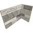 Rondine Quarzi 3D С000399271 J87443_Quarzi3DAngoloInternoGrey30*15 Vinkel 15x30 cm, Italien, kvartsit - foto 1 Rondine Quarzi 3D С000399271 J87443_Quarzi3DAngoloInternoGrey30*15 Vinkel 15x30 cm, Italien, kvartsit - foto 1