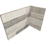 Rondine Quarzi 3D С000399272 J87444_Quarzi3DAngoloInternoMulticolor30*15 Angle 15x30 cm, Italy, quartzite - photo 1