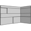 Rondine Quarzite 3D С000562081 J91238_Quarzite3DAngoloInternoGrey20*15 Vinkel 15x20 cm, Italien, kvarts og kvartsit - foto 1