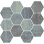 Sant'Agostino Dripart С000573923 CSAMCDVG34_DripartMaxiClVerdgris30*34,5 Mozaika 30x34,5 cm, Itálie, kov a rez - fotografie 1