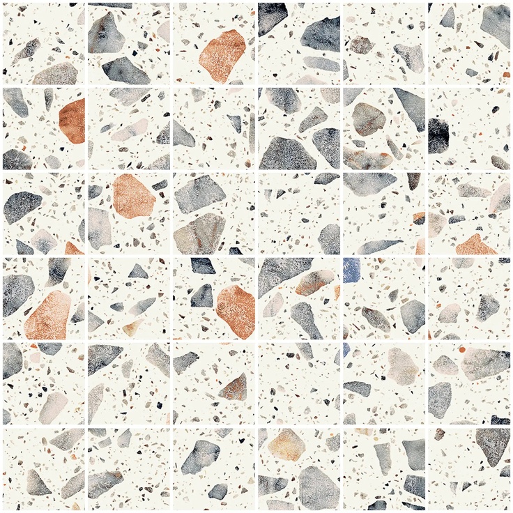 Sant'Agostino Glow С000622247 CSAMGPMK30_GlowMos.PlusMoonKry30*30 Mosaic 30x30 cm, Italy, terrazzo - photo 1 Sant'Agostino Glow С000622247 CSAMGPMK30_GlowMos.PlusMoonKry30*30 Mosaic 30x30 cm, Italy, terrazzo - photo 1