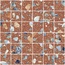Sant'Agostino Glow С000622254 CSAMGPUK30_GlowMos.PlusSunsetKry30*30 Mozaik 30x30 cm, Italien, terrazzo - foto 1