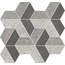 Sant'Agostino Highstone С000394656 CSAHHSDA28_HexagonHighst.Dark Mozaika 24x28 cm, Itálie, další druhy kamene - fotografie 1