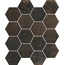 Sant'Agostino Oxidart С000420674 CSAHOXBL26_HexagonOxidartBlack Mosaic 26x30 cm, Italy, metal and rust - photo 1 Sant'Agostino Oxidart С000420674 CSAHOXBL26_HexagonOxidartBlack Mosaic 26x30 cm, Italy, metal and rust - photo 1