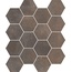 Sant'Agostino Oxidart С000420676 CSAHOXIR26_HexagonOxidartIron Mosaic 26x30 cm, Italy, metal and rust - photo 1 Sant'Agostino Oxidart С000420676 CSAHOXIR26_HexagonOxidartIron Mosaic 26x30 cm, Italy, metal and rust - photo 1
