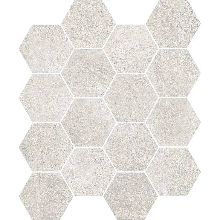 Sant'Agostino Oxidart С000420677 CSAHOXSI26_HexagonOxidartSilver Mosaic 26x30 cm, Italy, metal and rust - photo 1 Sant'Agostino Oxidart С000420677 CSAHOXSI26_HexagonOxidartSilver Mosaic 26x30 cm, Italy, metal and rust - photo 1