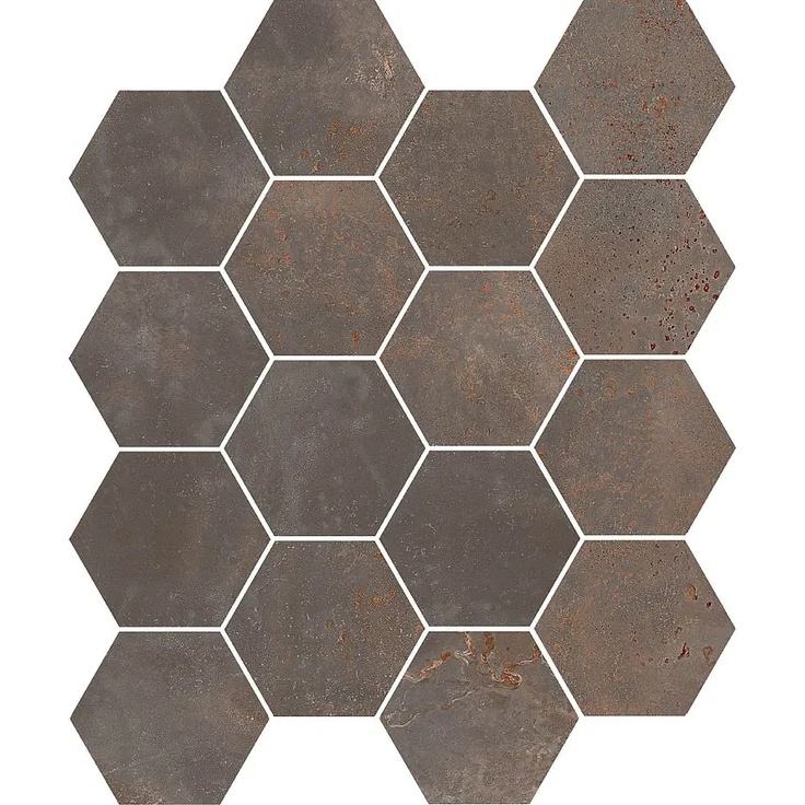 Sant'Agostino Oxidart С000420676 CSAHOXIR26_HexagonOxidartIron Mosaic 26x30 cm, Italy, metal - photo 1 Sant'Agostino Oxidart С000420676 CSAHOXIR26_HexagonOxidartIron Mosaic 26x30 cm, Italy, metal - photo 1