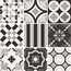 Sant'Agostino Patchwork Black&White С000383493 CSAPBWMX20_PatchworkB&WMix porcelænsflise 20x20 cm, Italien, hydraulik - foto 1