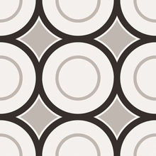 Sant'Agostino Patchwork Black&White С000383490 CSAPBW0520_PatchworkB&W05 gres porcelanato 20x20 cm, Itália, hidráulica - foto 1 - foto 1