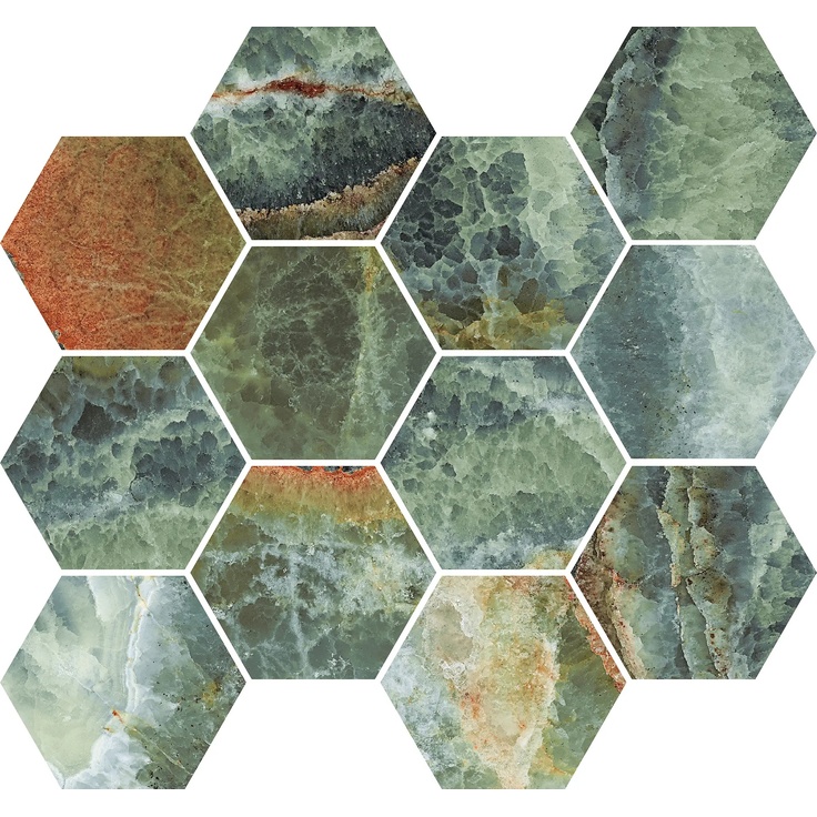 Sant'Agostino Star С000591915 CSAMCOEK34_StarMaxiClOn.EmeraldKry30*34,5 Mosaic 30x34,5 cm, Italy, onyx - photo 1 Sant'Agostino Star С000591915 CSAMCOEK34_StarMaxiClOn.EmeraldKry30*34,5 Mosaic 30x34,5 cm, Italy, onyx - photo 1