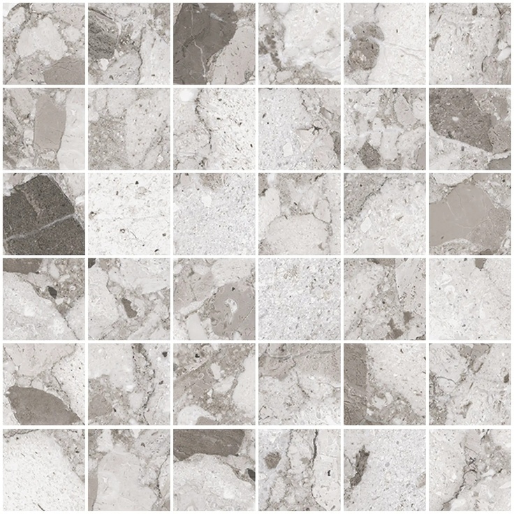 Sant'Agostino Venistone С000547394 CSAMVEGY30_VenistoneMosGrey30*30 Mosaic 30x30 cm, Italy, other types of stone - photo 1 Sant'Agostino Venistone С000547394 CSAMVEGY30_VenistoneMosGrey30*30 Mosaic 30x30 cm, Italy, other types of stone - photo 1