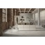 Sant'Agostino Gravel 60x60, glazed porcelain stoneware, Italy, concrete look - interior photo 4