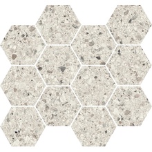 Sant'Agostino Gravel CSAMCGFP34 Maxi Cl Full Pearl 30*34,5 Mosaic 30x34,5 cm, Italy, concrete look - photo 1 - photo 1