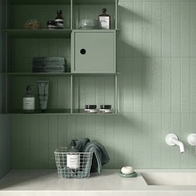 Sant'Agostino Iki Wood 5x30 cm, glazed porcelain stoneware, Italy, resin look - interior photo 1 - photo 1