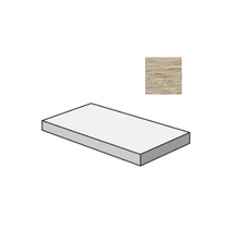Sant Agostino Sunwood CSAGSSNA12 Gradone Angolare Sx Almond degrau de canto 33x120 cm, Itália, efeito madeira - foto 1 - foto 1