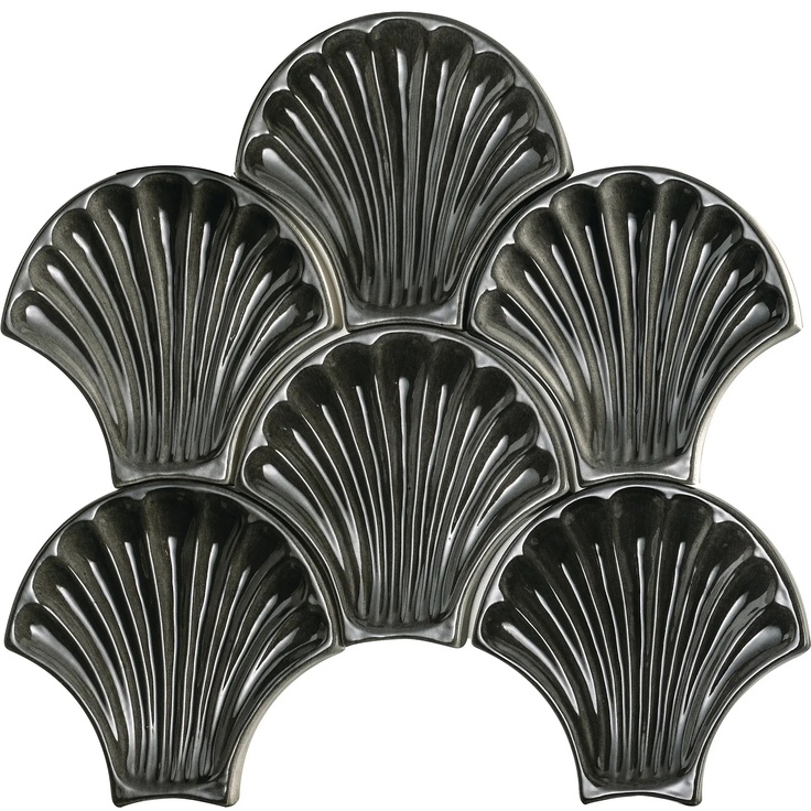 Sartoria Artigiana С000481478 SAARCO09G_Saarco09g_leconchiglie_09antracite_15x15,5 stěnová dlaždice 15x15,5 cm, Itálie - fotografie 1 Sartoria Artigiana С000481478 SAARCO09G_Saarco09g_leconchiglie_09antracite_15x15,5 stěnová dlaždice 15x15,5 cm, Itálie - fotografie 1