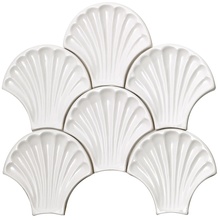 Sartoria Artigiana С000481470 SAARCO01G_Saarco01g_leconchiglie_01bianco_15x15,5 wandtegel 15x15,5 cm, Italië - foto 1 - foto 1