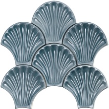Sartoria Artigiana С000481473 SAARCO04G_Saarco04g_leconchiglie_04ceruleo_15x15,5 wandtegel 15x15,5 cm, Italië - foto 1 - foto 1