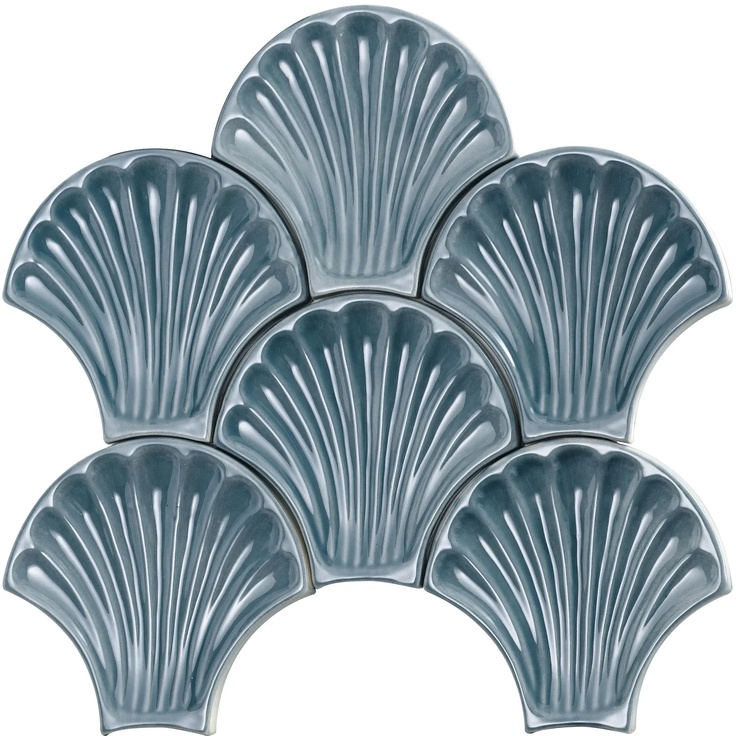 Sartoria Artigiana С000481473 SAARCO04G_Saarco04g_leconchiglie_04ceruleo_15x15,5 wall tile 15x15,5 cm, Italy - photo 1 Sartoria Artigiana С000481473 SAARCO04G_Saarco04g_leconchiglie_04ceruleo_15x15,5 wall tile 15x15,5 cm, Italy - photo 1